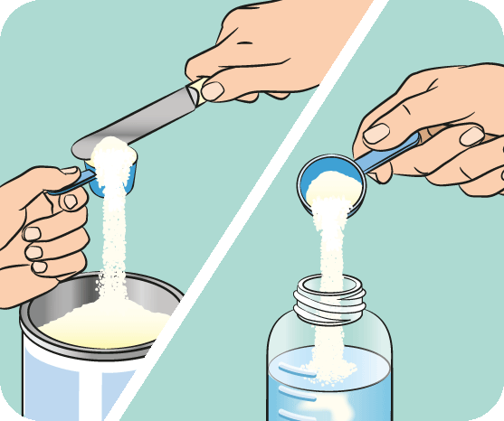 Infant formula preparation