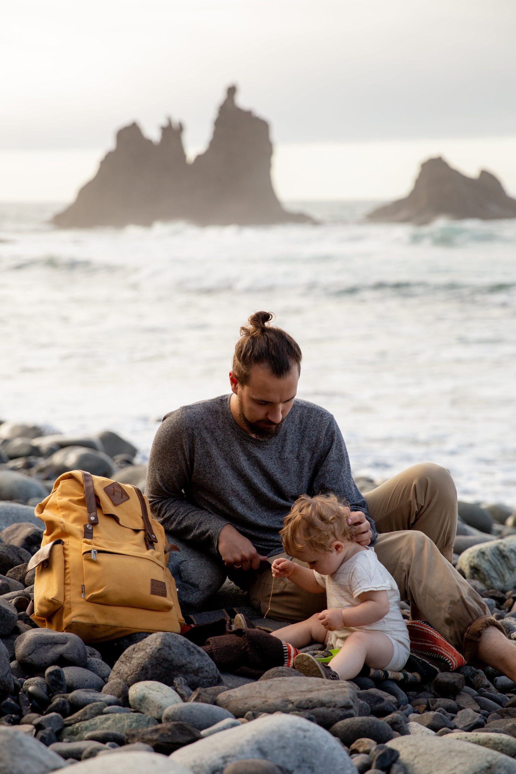 backpack with baby